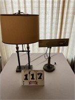 Vintage desk lamps