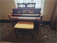 Lowrey Symphonic Holiday Organ & Bench