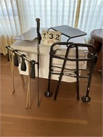 Suitcase rack - walker - cane - bed trays