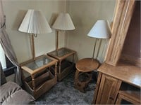 Three Side Table Lamps