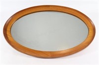 Denmark Oval Wood Frame Mirror