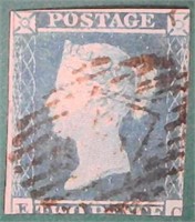 1841 Victoria Two Penny Blue #4