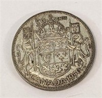 1950 Canada Fifty Cent Silver Circulated Coin