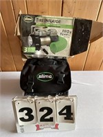 Slime tire inflator with box