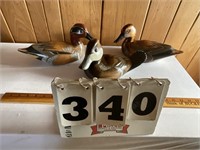 Wooden bird factory carved wooden ducks