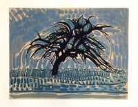 Piet Mondrian serigraph "L'arbre bleu"