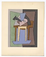 Pablo Picasso Cubist pochoir for Cahiers d'Art, 19