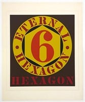 Robert Indiana "Eternal Hexagon" original serigrap