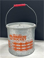Galvanized Minnow Bucket, Min-O-Life