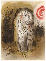 Marc Chagall "Naomi and Her Daughters-In-Law" orig