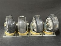 (4) Fairbanks swivel caster wheels