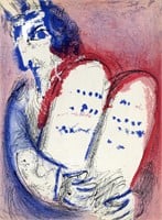 Marc Chagall "Moses with the Tablets of Law" origi