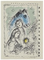 Marc Chagall original lithograph | Homage to Aime