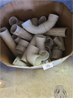 Large box of pvc pipe fittings sch 40.