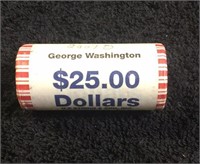 Roll of Presidential Dollars .. Washington