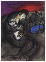 Marc Chagall "Jeremiah's Lamentations" original Bi