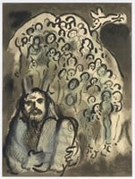 Marc Chagall "Moses and his People" original litho