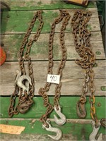 3- 5' log chains.