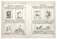 Alberto Giacometti original lithograph "Objets mob