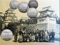 1934 Tour of Japan American Team Signed Baseball