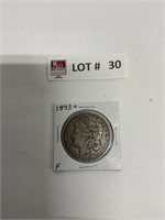 1893 o Morgan Silver dollar