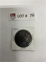 1923 s Peace silver dollar