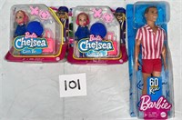 Barbie Dolls (Ken, Chelsea)