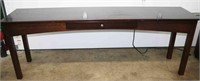 Modern Sofa Table w/ Drawer 90" L x 22" D x 32" H