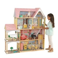 1 KidKraft Lola Mansion Wooden Dollhouse  over 4