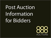 Bidder Post Auction Information