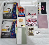 Misc Notebooks, Magnets, Glue, Dividers