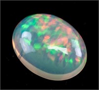 3.10ct Cabochon Cut Mixed Color Opal Gemstone