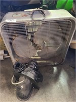 Vintage metal fan. Replacement blower for furnace