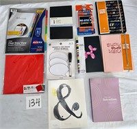 Misc Notebooks, Glue, Sketch Pad, Magnets, Divider