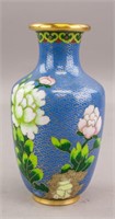 Chinese Cloisonne Flower Brass Vase