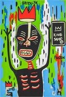 WC Paper Signed Basquiat HAMMER GALLERIES