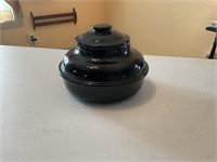 Vintage Stoneware Bean pot