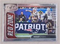 NFL Tom Brady Red Zone Jersey Patch Card