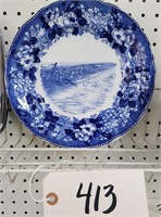 FloBlue Souvenir Plate, Cedar Point Aerial