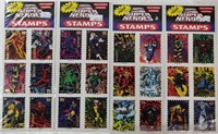 Marvel Super Hero Stamps