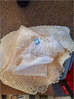 LOT OF CROCHET AND LINENS