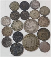 Antique British Silver Coins