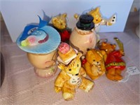 MISC PORCELAIN FIGURES AND BEARS