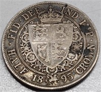 1895 British Silver Coin