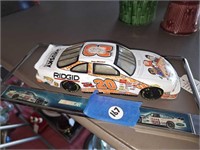 NASCAR CAR AND LICENSE PLATE FRAME