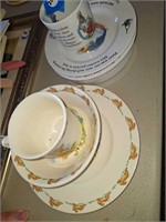 ROYAL DOULTON & WEDGWOOD INFANT FEEDING SETS