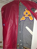 LETTERMAN'S JACKET - LEATHER SLEEVES- EXCELLENT