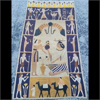Large Antique Egyptian Funeral Shroud