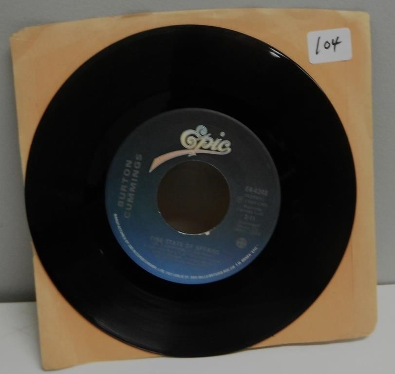Vintage Vinyl Records Private Collection Auction Sale