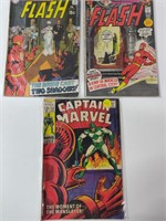 3 Comics incl Marvel Captain Marvel #12, Dc